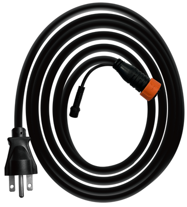 ThinkGrow TDC-240 7ft Splitter Power Cord for Model One LED with NEMA 6-15 Plug and HCS Controller LMA-T Connector.